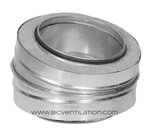 Insulated 15-Degree Ventilation Elbow